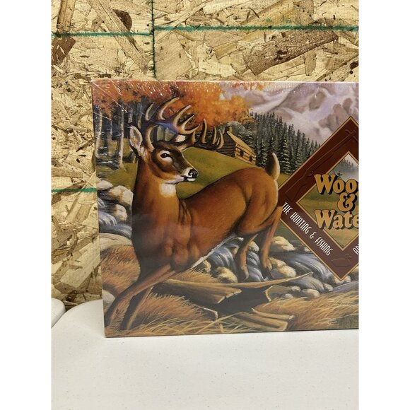 Woods & Water Board Game 1995 Hunting Fishing Adventure New Sealed Home Rock Ent - Picture 2 of 8